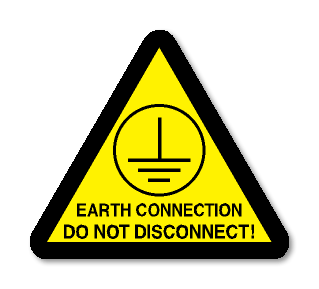 מדבקה משולשת EARTH CONNECTION