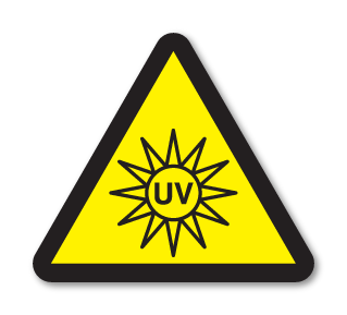 מדבקות קרינת UV