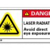 DANGER. LASER RADIATION Avoid direct eye exposure